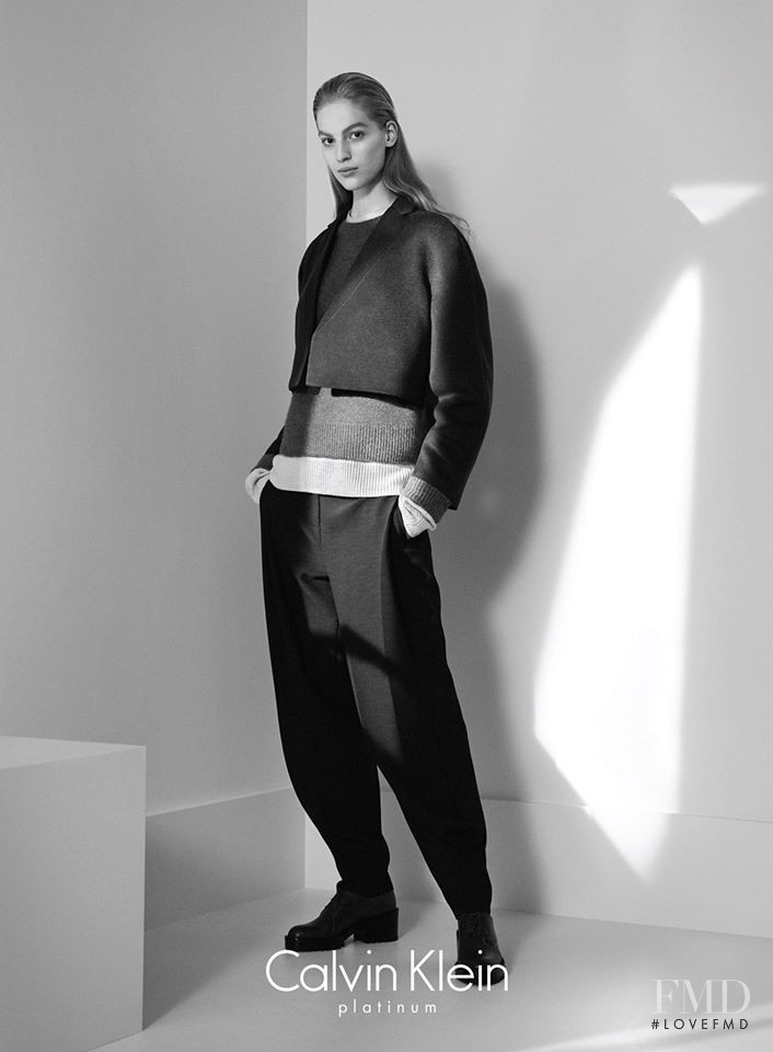Vanessa Axente featured in  the CK Calvin Klein advertisement for Autumn/Winter 2014
