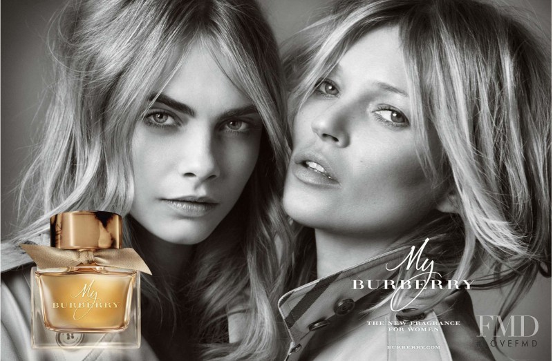 Cara Delevingne featured in  the Burberry Fragrance "My Burberry" Fragrance advertisement for Autumn/Winter 2014