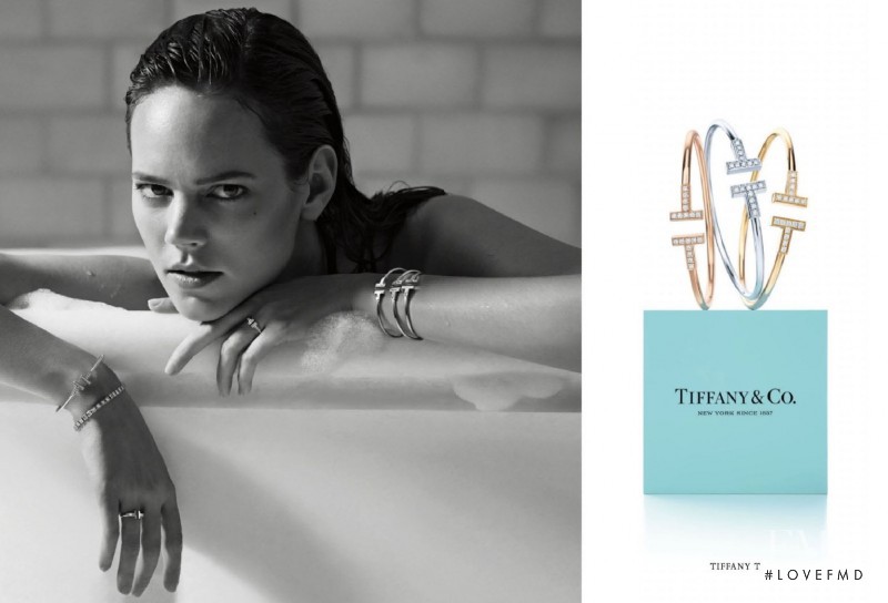 Freja Beha Erichsen featured in  the Tiffany & Co. advertisement for Autumn/Winter 2014