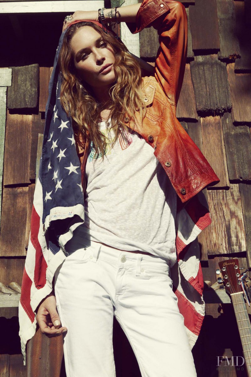 Erin Wasson featured in  the Replay catalogue for Spring/Summer 2011