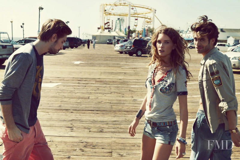 Erin Wasson featured in  the Replay catalogue for Spring/Summer 2011