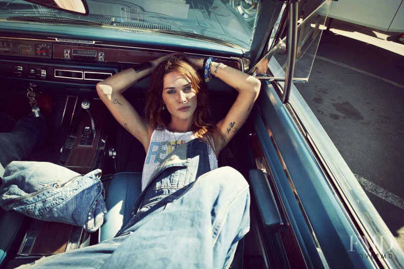 Erin Wasson featured in  the Replay catalogue for Spring/Summer 2011