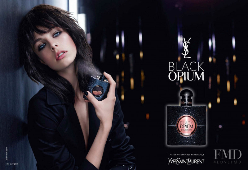 YSL Fragrance Black Opium advertisement for Autumn/Winter 2014