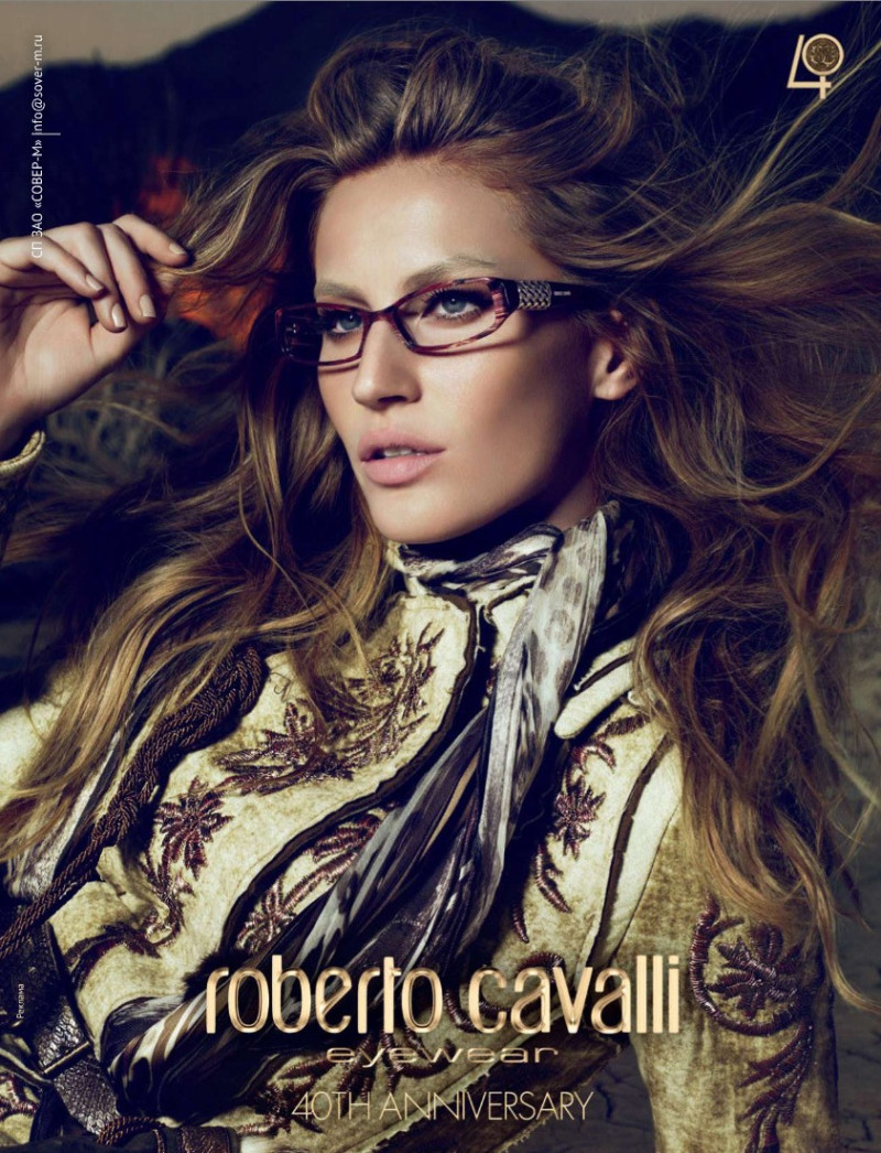 Gisele Bundchen featured in  the Roberto Cavalli advertisement for Autumn/Winter 2010