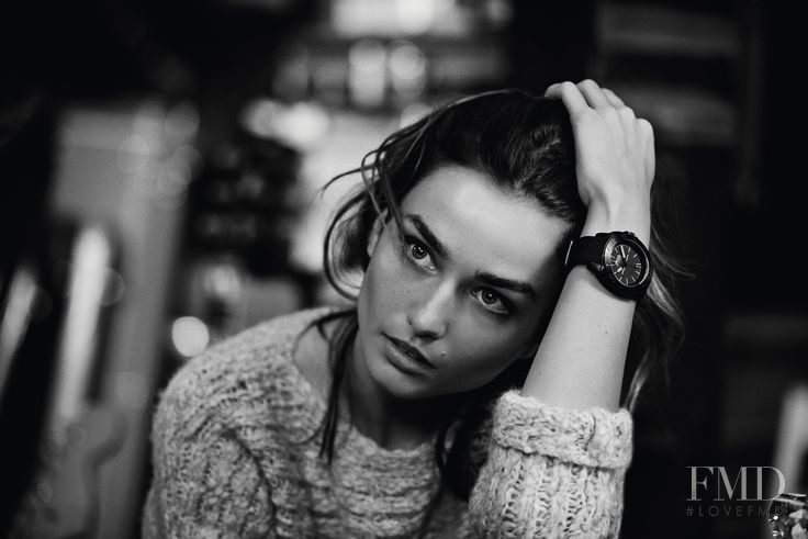 Andreea Diaconu featured in  the BOSS Orange City Sounds advertisement for Autumn/Winter 2014