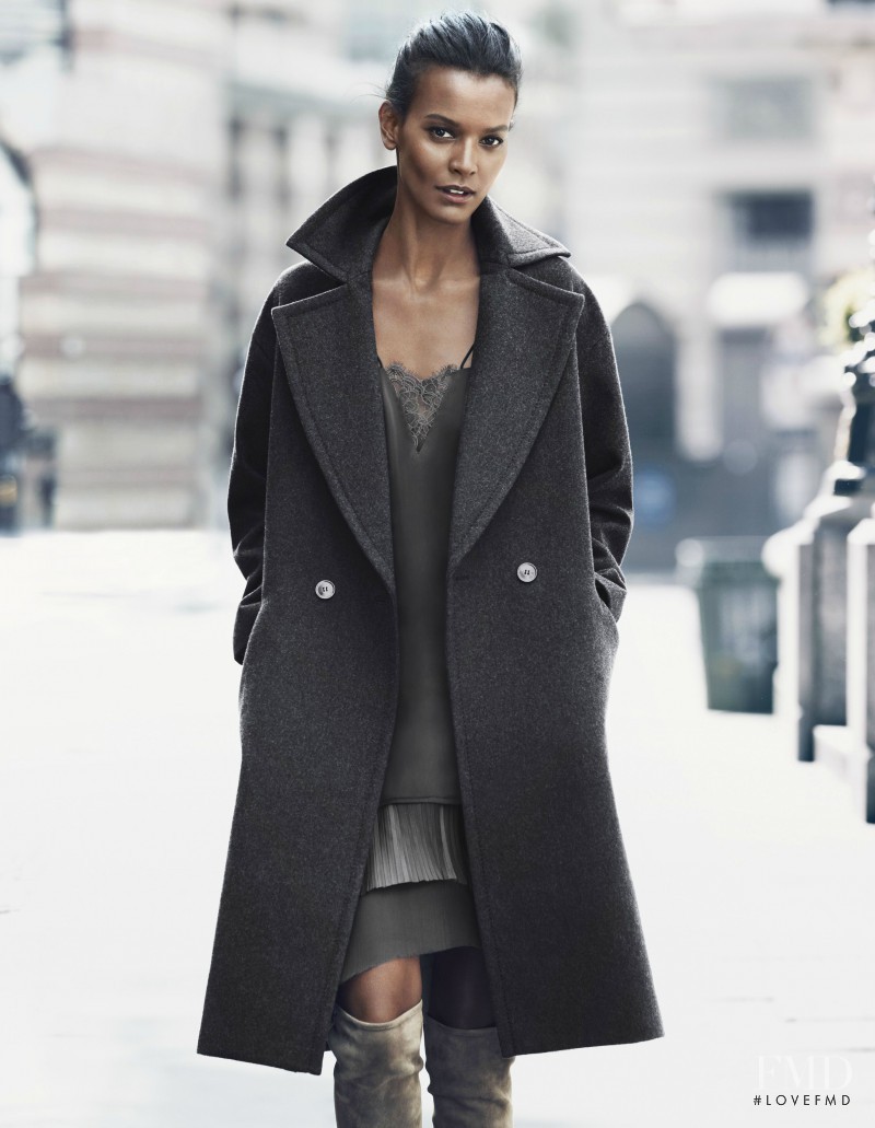 Liya Kebede featured in  the H&M advertisement for Autumn/Winter 2014
