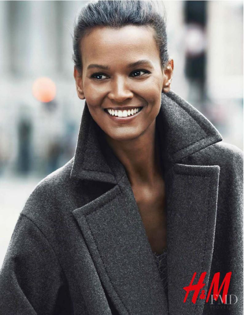 Liya Kebede featured in  the H&M advertisement for Autumn/Winter 2014