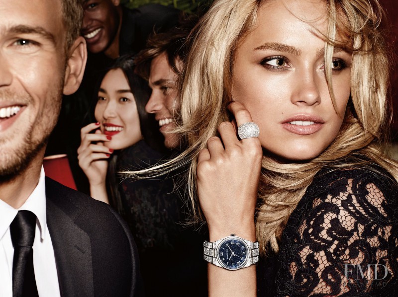 Benjamin Eidem featured in  the Michael Kors Collection advertisement for Holiday 2014
