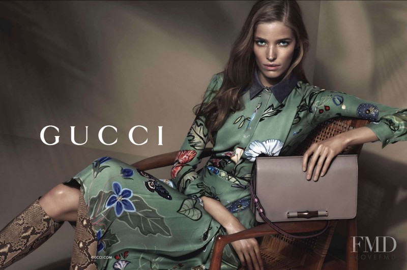 Alisa Ahmann featured in  the Gucci advertisement for Resort 2015