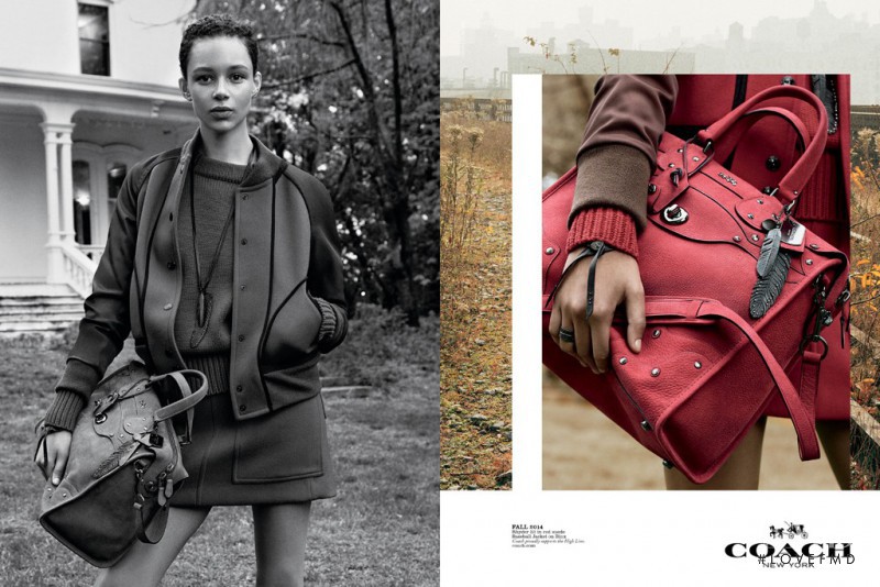 Binx Walton featured in  the Coach Coach Dreamers advertisement for Autumn/Winter 2014