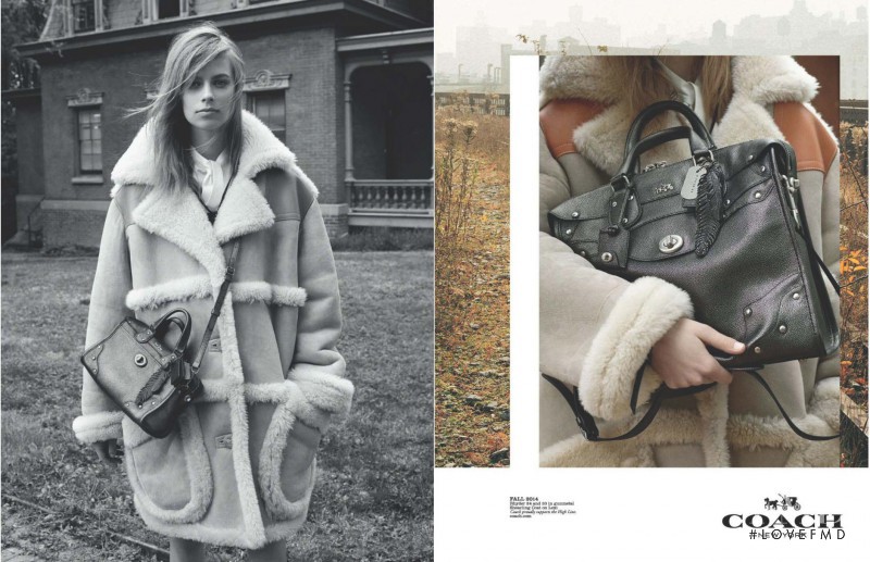 Lexi Boling featured in  the Coach Coach Dreamers advertisement for Autumn/Winter 2014