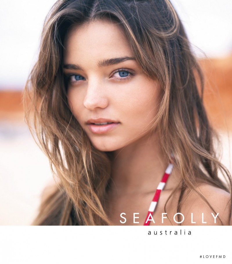 Miranda Kerr featured in  the Seafolly advertisement for Spring/Summer 2007