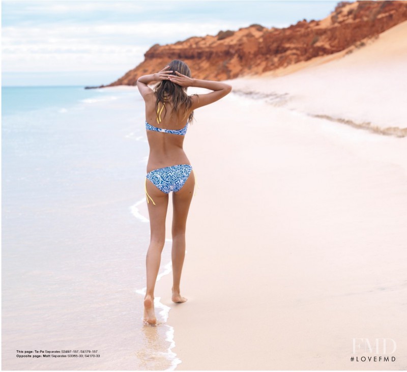 Miranda Kerr featured in  the Seafolly advertisement for Spring/Summer 2007