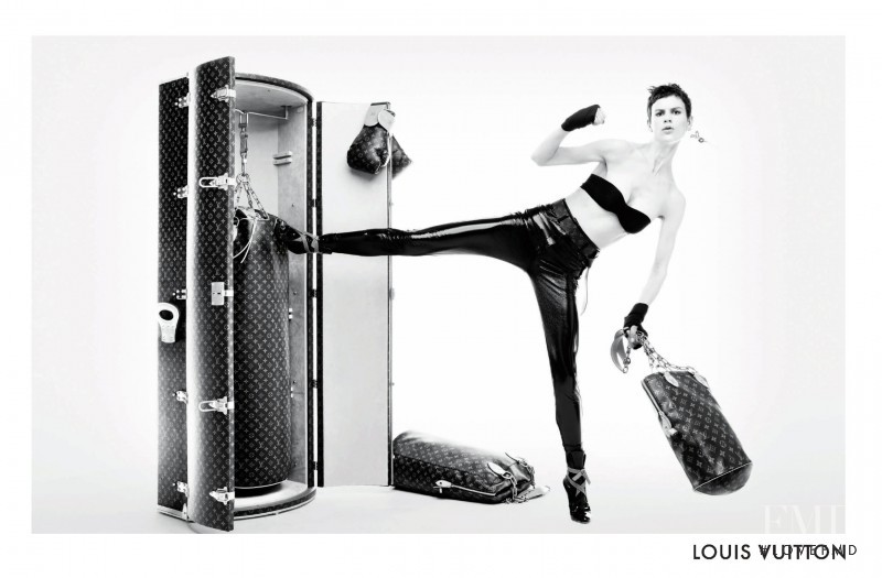 Saskia de Brauw featured in  the Louis Vuitton Monogram Collection advertisement for Autumn/Winter 2014