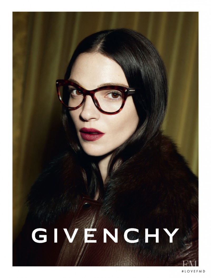 Mariacarla Boscono featured in  the Givenchy Eyewear Eyewear advertisement for Autumn/Winter 2014