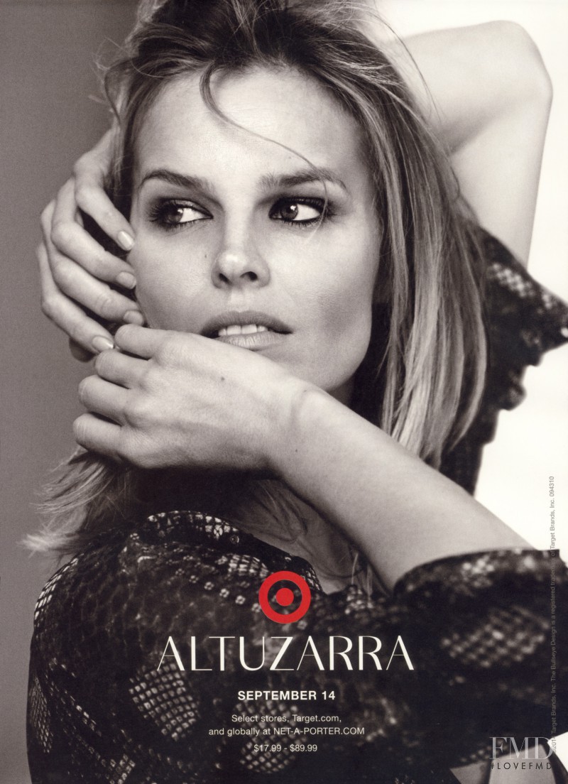 Eva Herzigova featured in  the Target advertisement for Autumn/Winter 2014