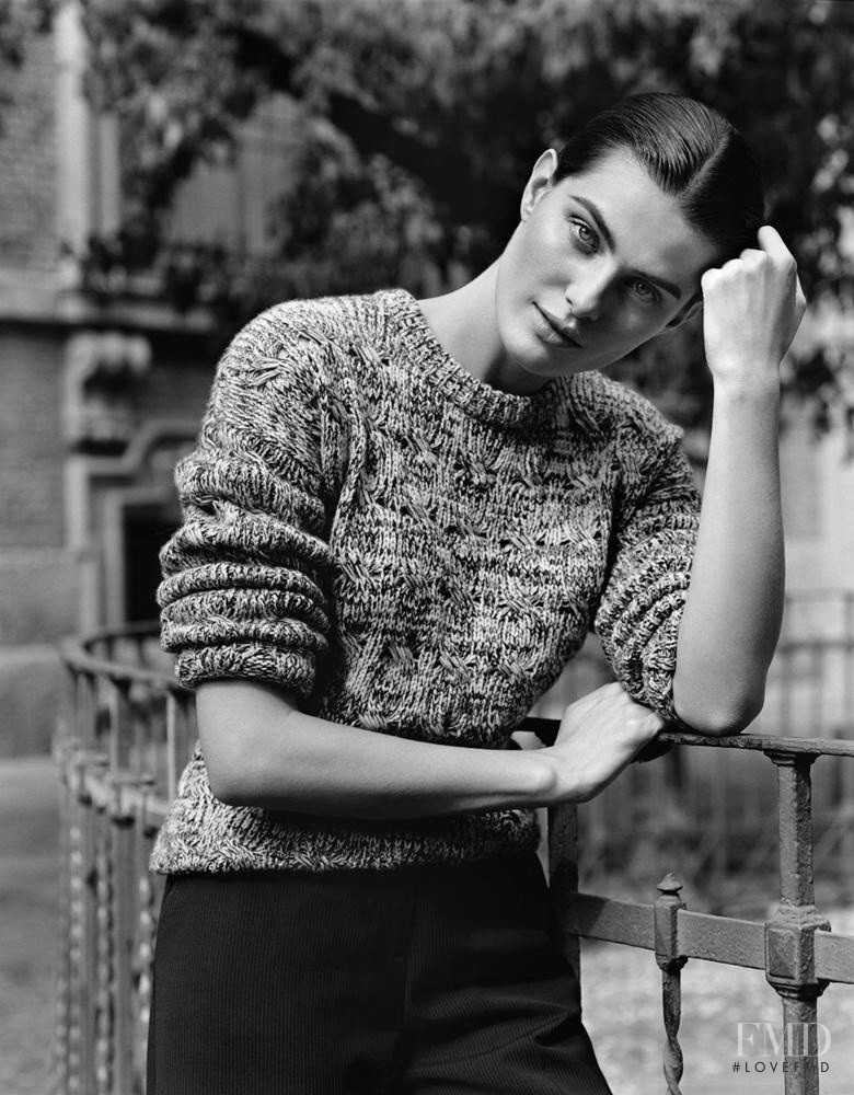 Isabeli Fontana featured in  the Stefanel advertisement for Autumn/Winter 2014