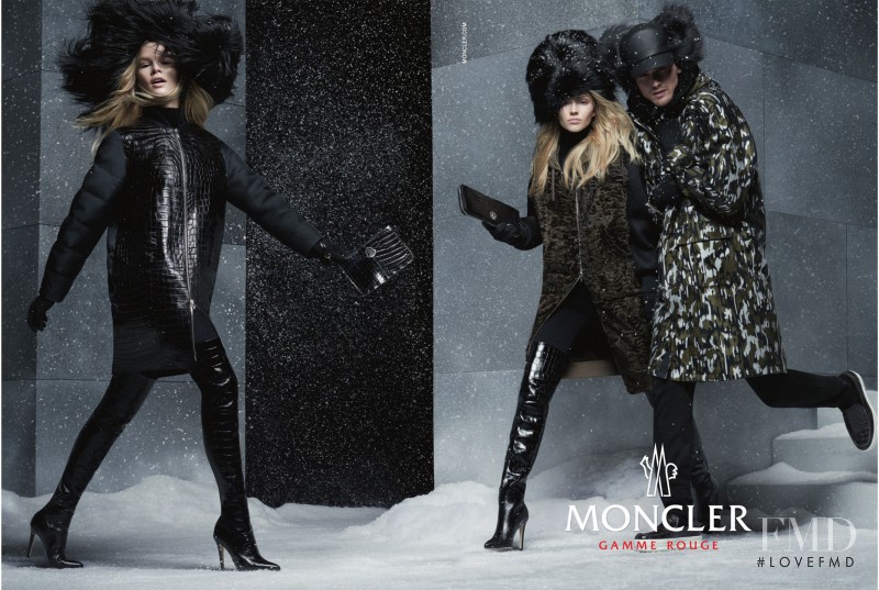 Anna Ewers featured in  the Moncler Gamme Rouge advertisement for Autumn/Winter 2014