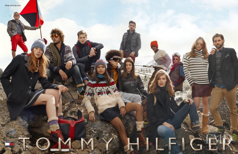 Emma Balfour featured in  the Tommy Hilfiger advertisement for Autumn/Winter 2014