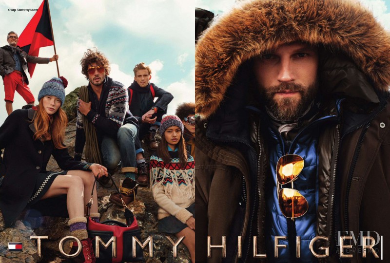 Julia Hafstrom featured in  the Tommy Hilfiger advertisement for Autumn/Winter 2014