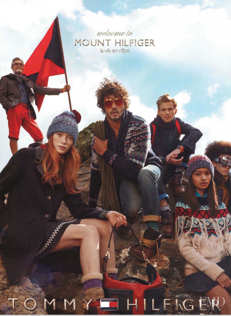 Julia Hafstrom featured in  the Tommy Hilfiger advertisement for Autumn/Winter 2014