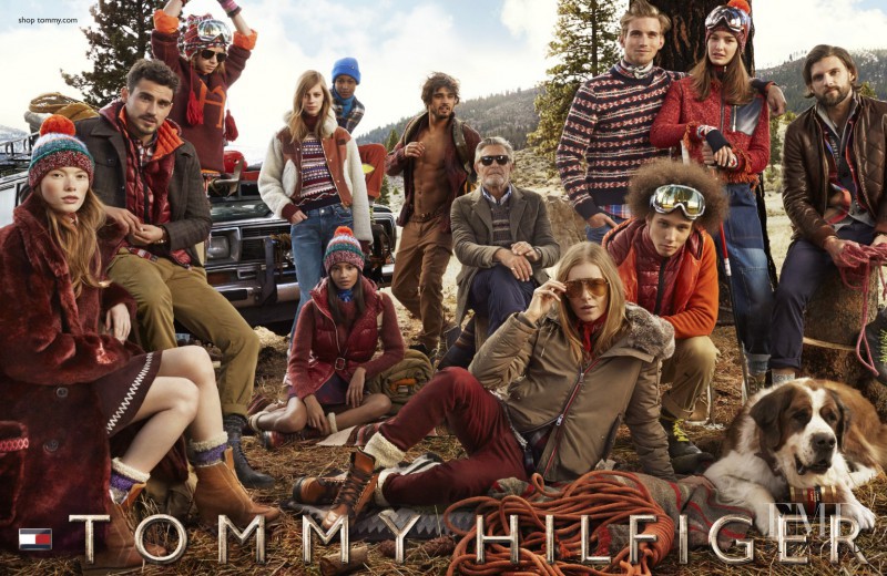 Arthur Kulkov featured in  the Tommy Hilfiger advertisement for Autumn/Winter 2014
