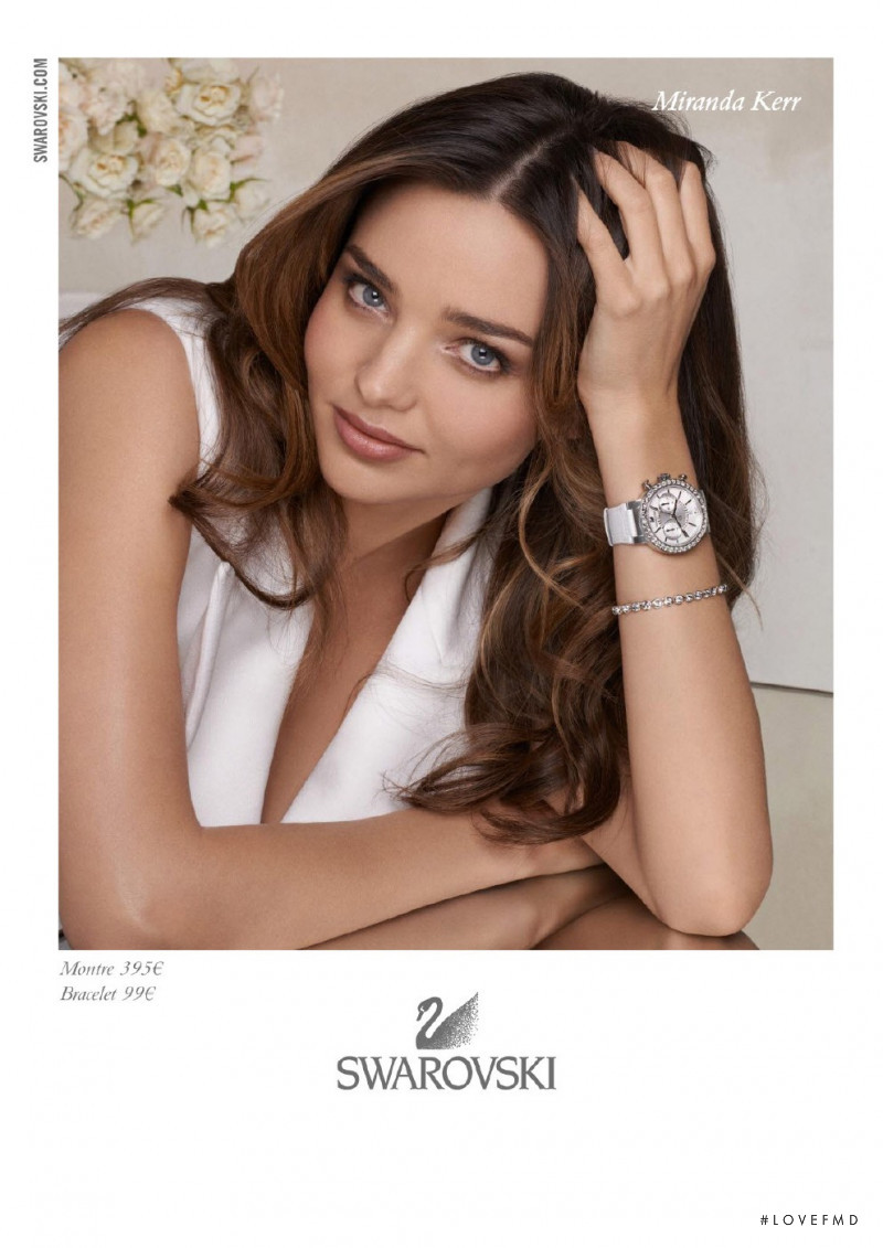 Miranda Kerr featured in  the Swarovski advertisement for Autumn/Winter 2014