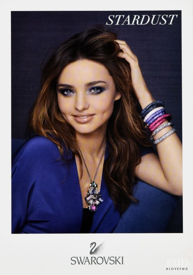 Miranda Kerr featured in  the Swarovski advertisement for Autumn/Winter 2014