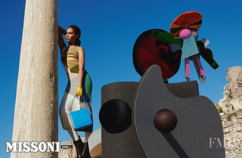 Joan Smalls featured in  the Missoni advertisement for Autumn/Winter 2014