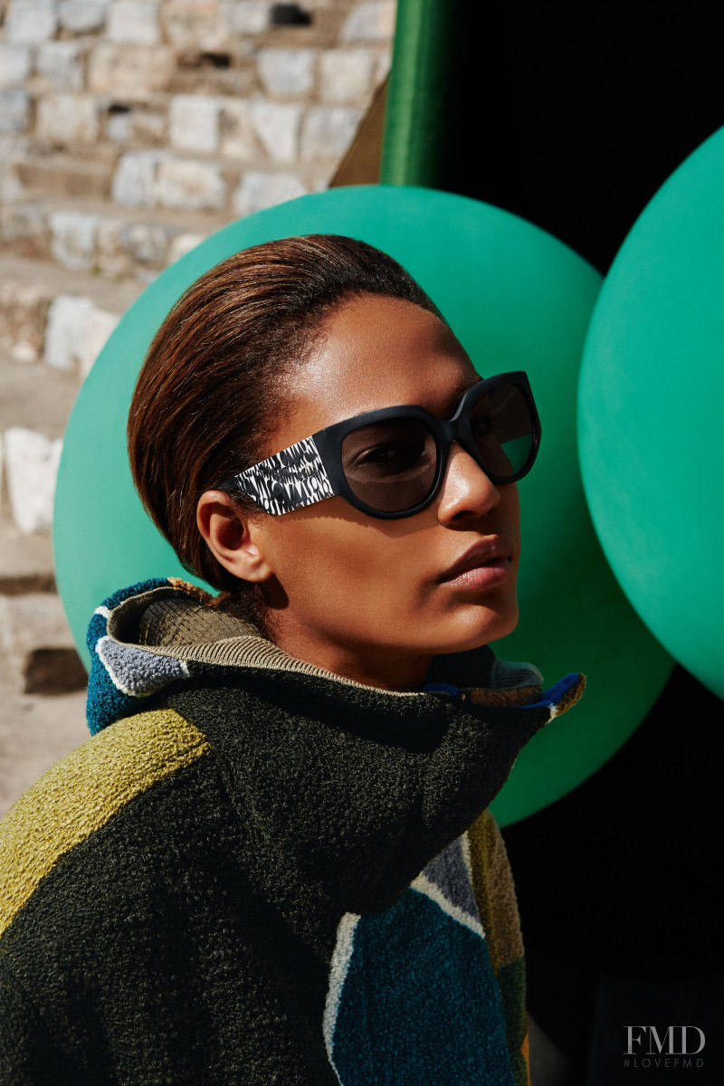 Joan Smalls featured in  the Missoni advertisement for Autumn/Winter 2014