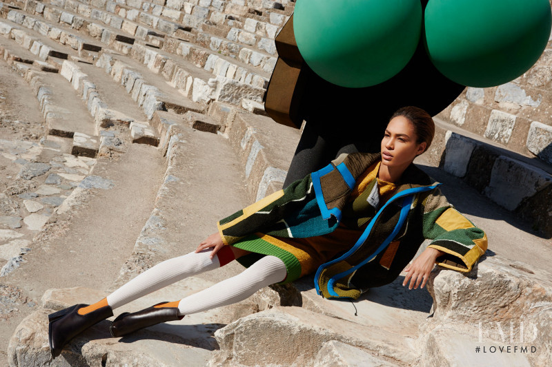 Joan Smalls featured in  the Missoni advertisement for Autumn/Winter 2014