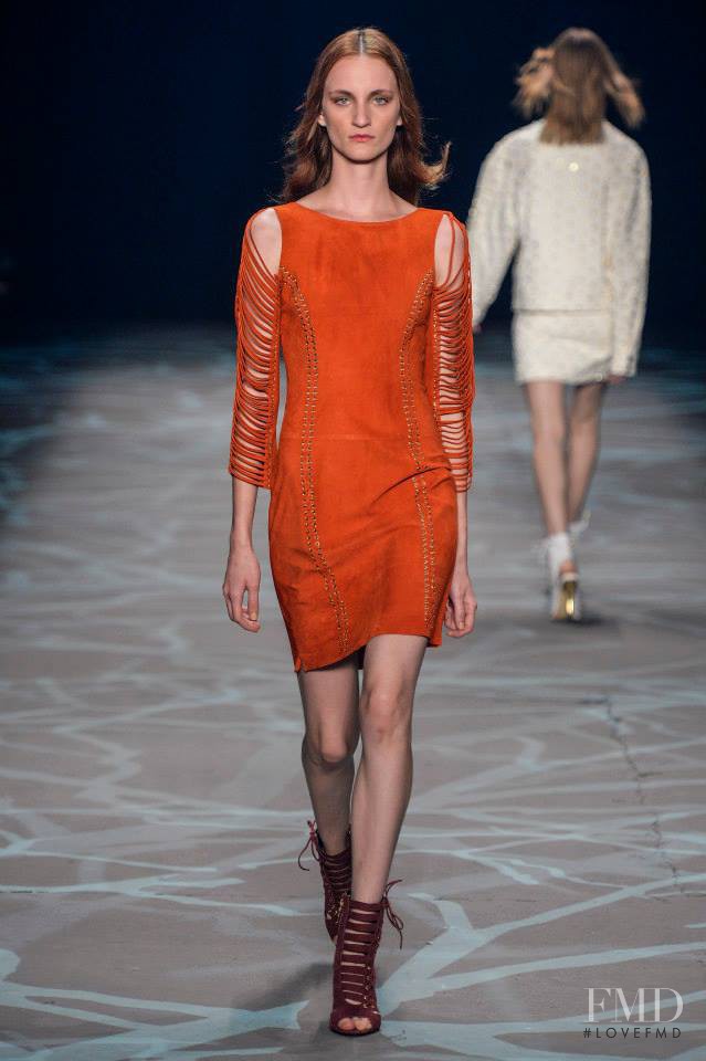 Marina Heiden featured in  the Iodice fashion show for Autumn/Winter 2014