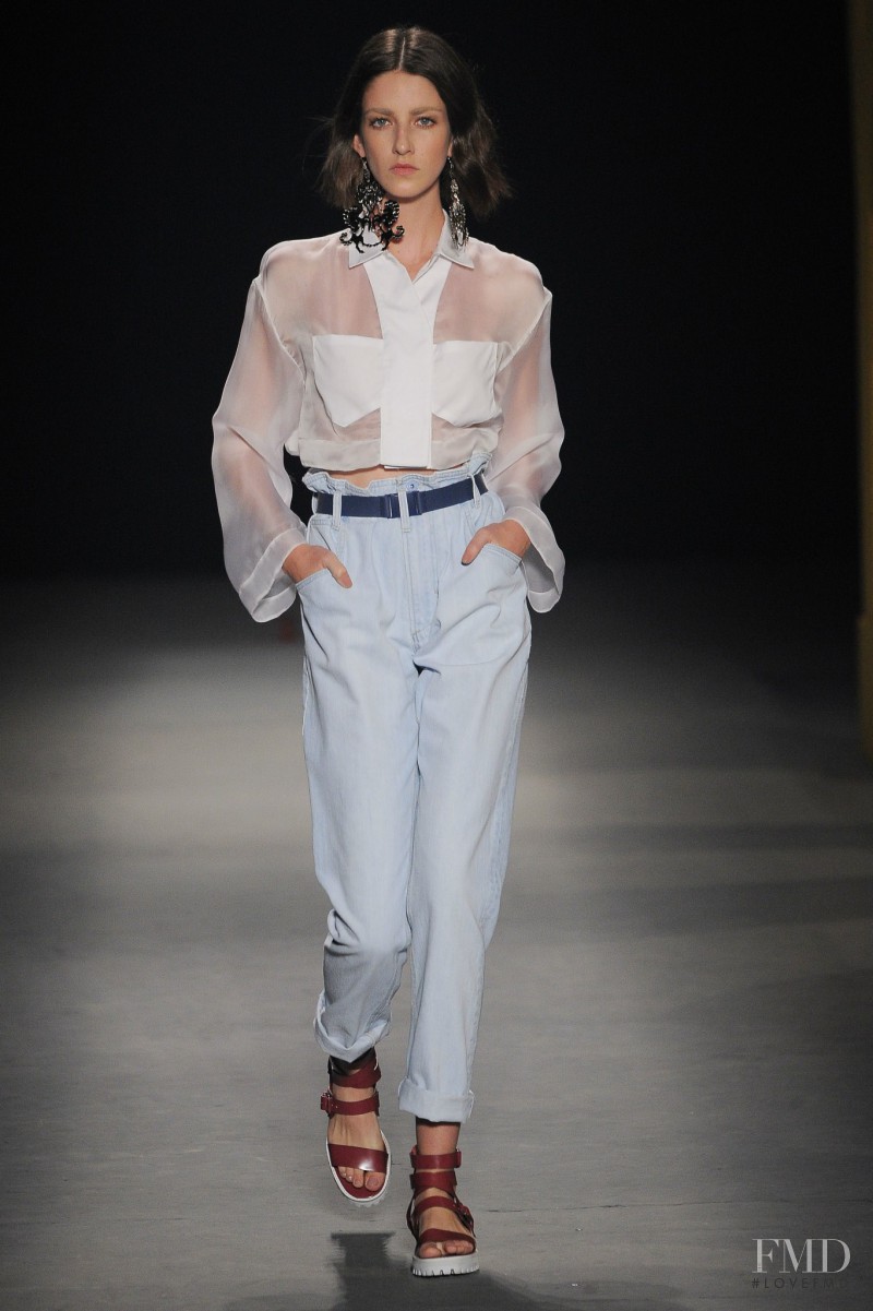 Cristina Herrmann featured in  the Oh Boy fashion show for Autumn/Winter 2014