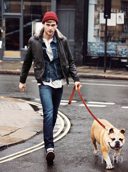 George Alsford featured in  the Pepe Jeans London advertisement for Autumn/Winter 2013