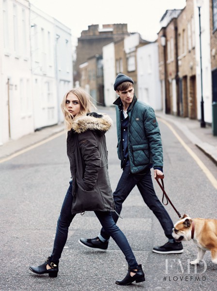 Cara Delevingne featured in  the Pepe Jeans London advertisement for Autumn/Winter 2013