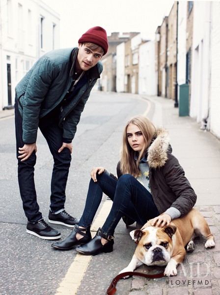 Cara Delevingne featured in  the Pepe Jeans London advertisement for Autumn/Winter 2013