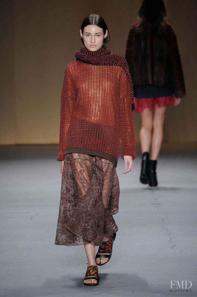 Bruna Ludtke featured in  the Sacada fashion show for Autumn/Winter 2014