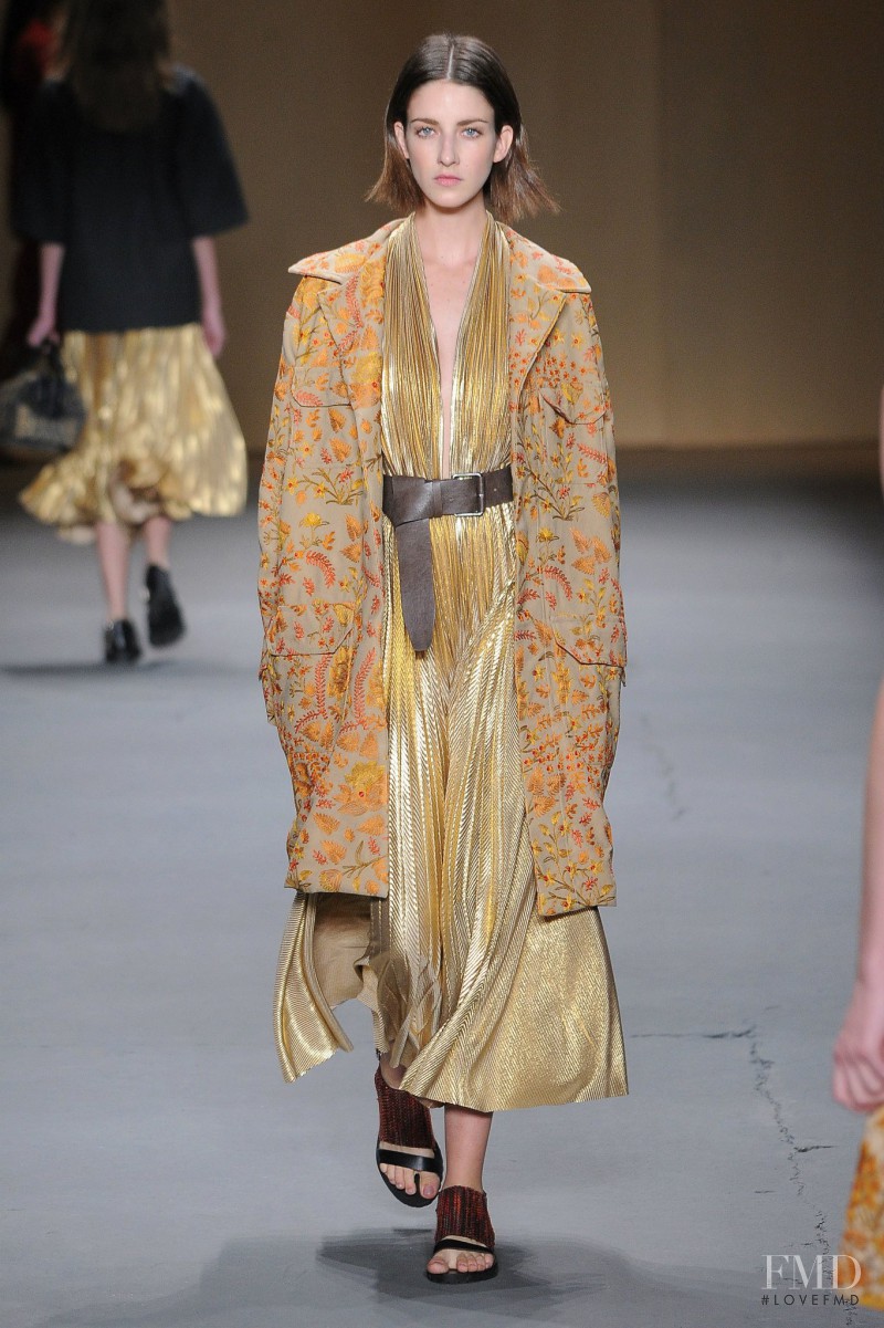 Cristina Herrmann featured in  the Sacada fashion show for Autumn/Winter 2014