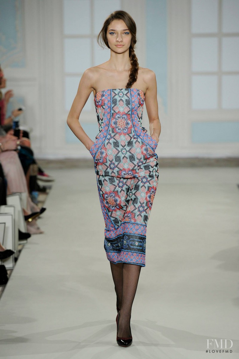 Anastasija Titko featured in  the Temperley London fashion show for Autumn/Winter 2014