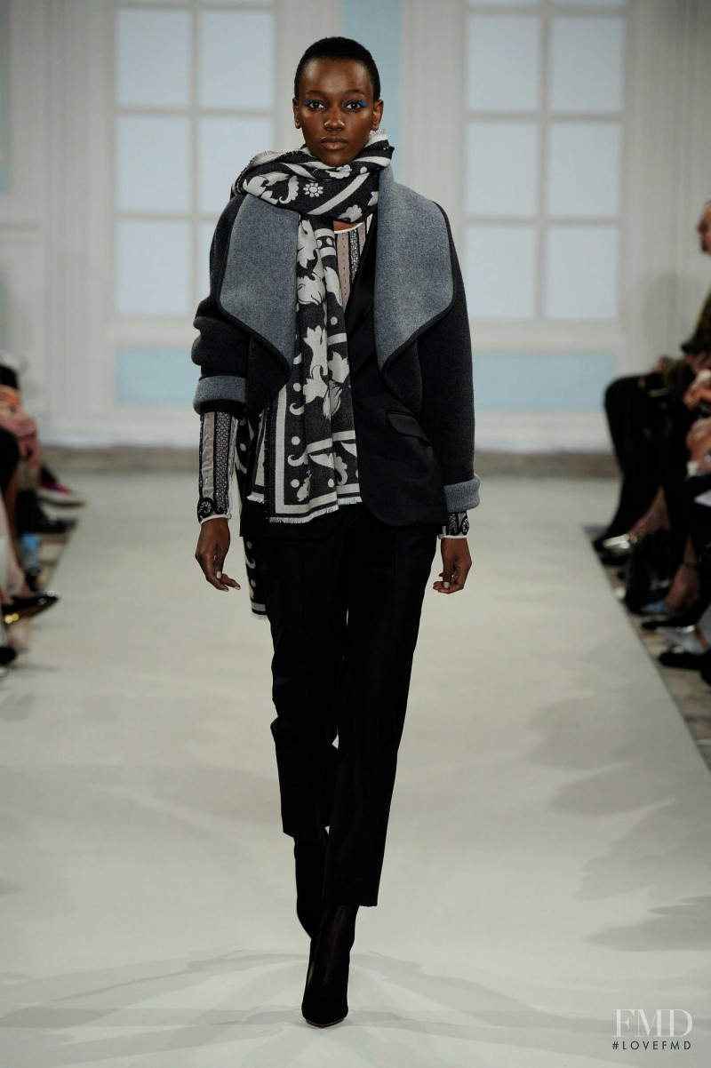Herieth Paul featured in  the Temperley London fashion show for Autumn/Winter 2014