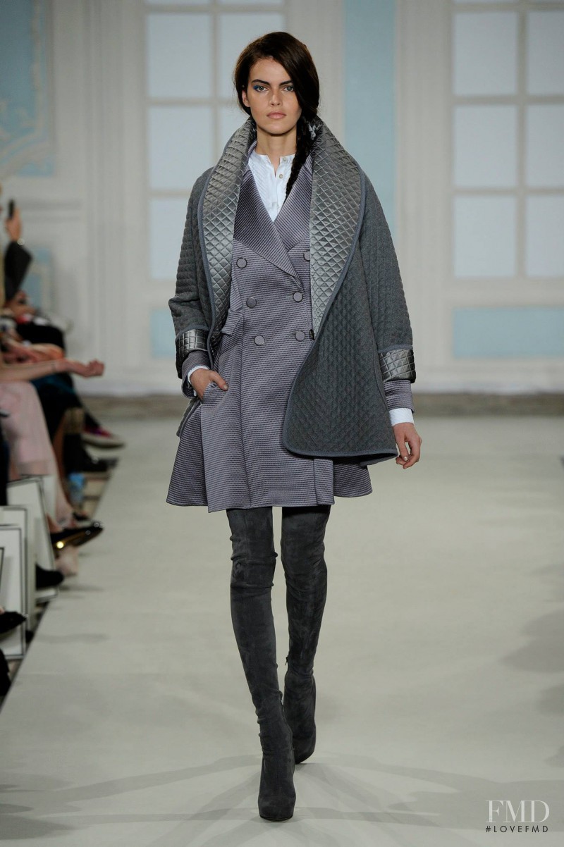 Kamila Hansen featured in  the Temperley London fashion show for Autumn/Winter 2014