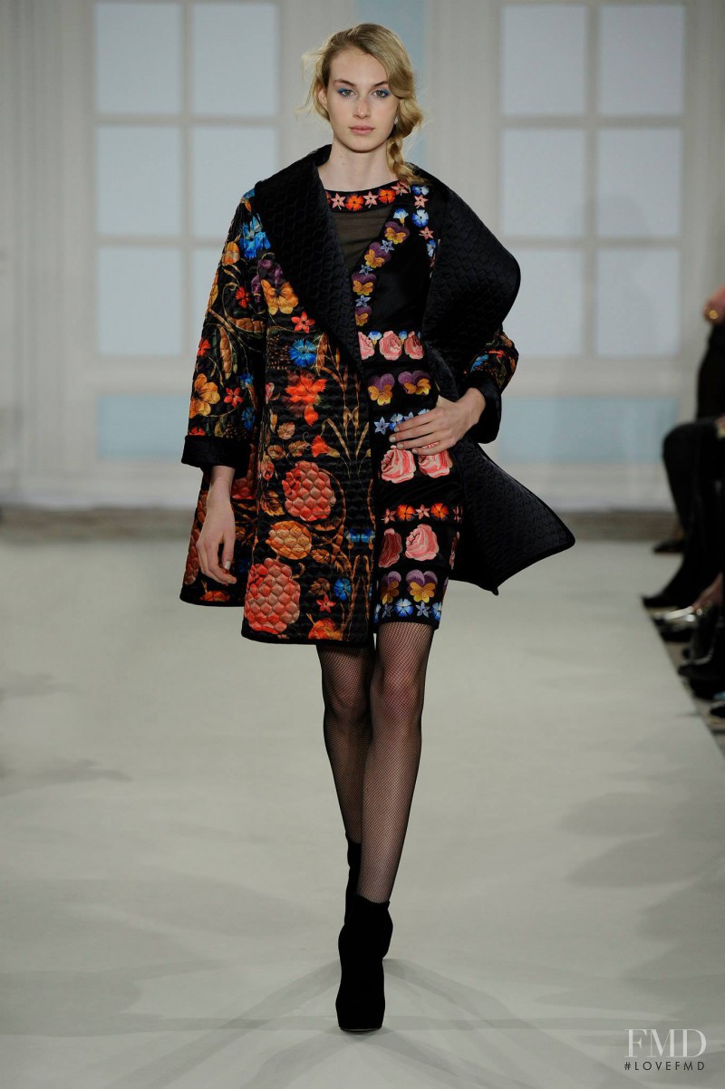 Dauphine McKee featured in  the Temperley London fashion show for Autumn/Winter 2014