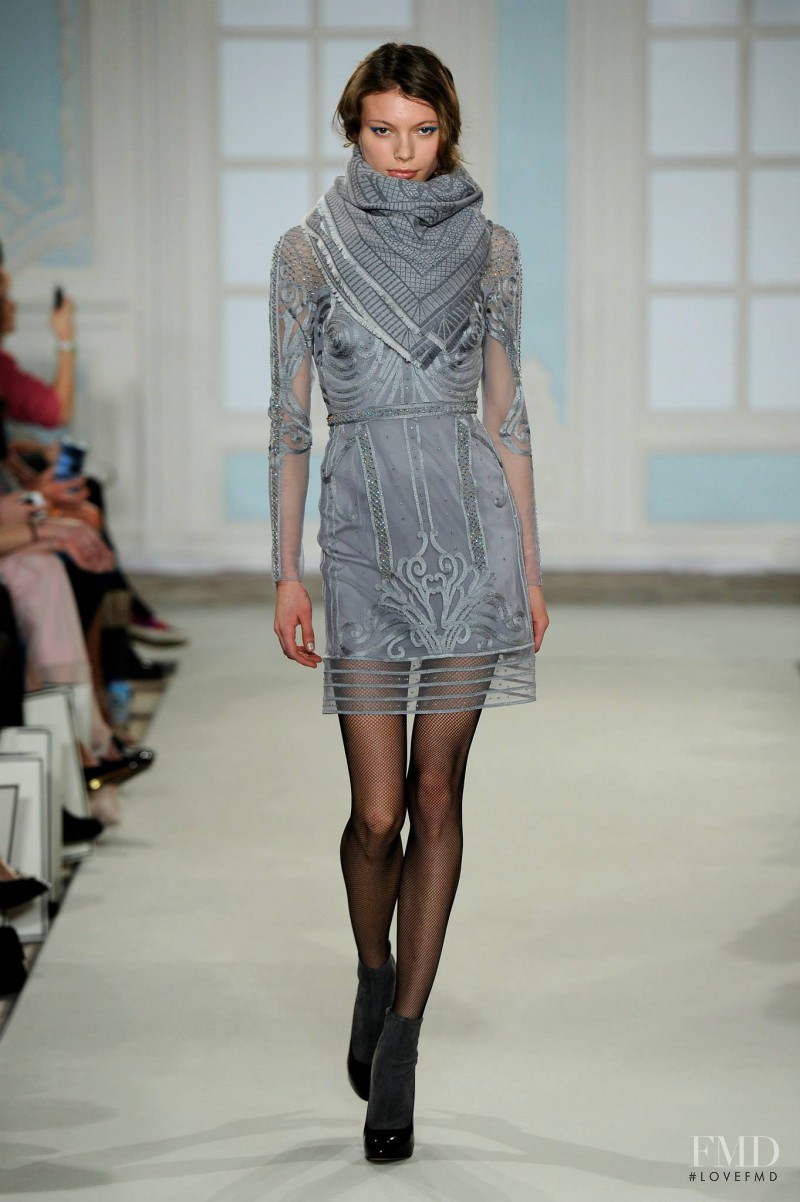 Maria Senko featured in  the Temperley London fashion show for Autumn/Winter 2014