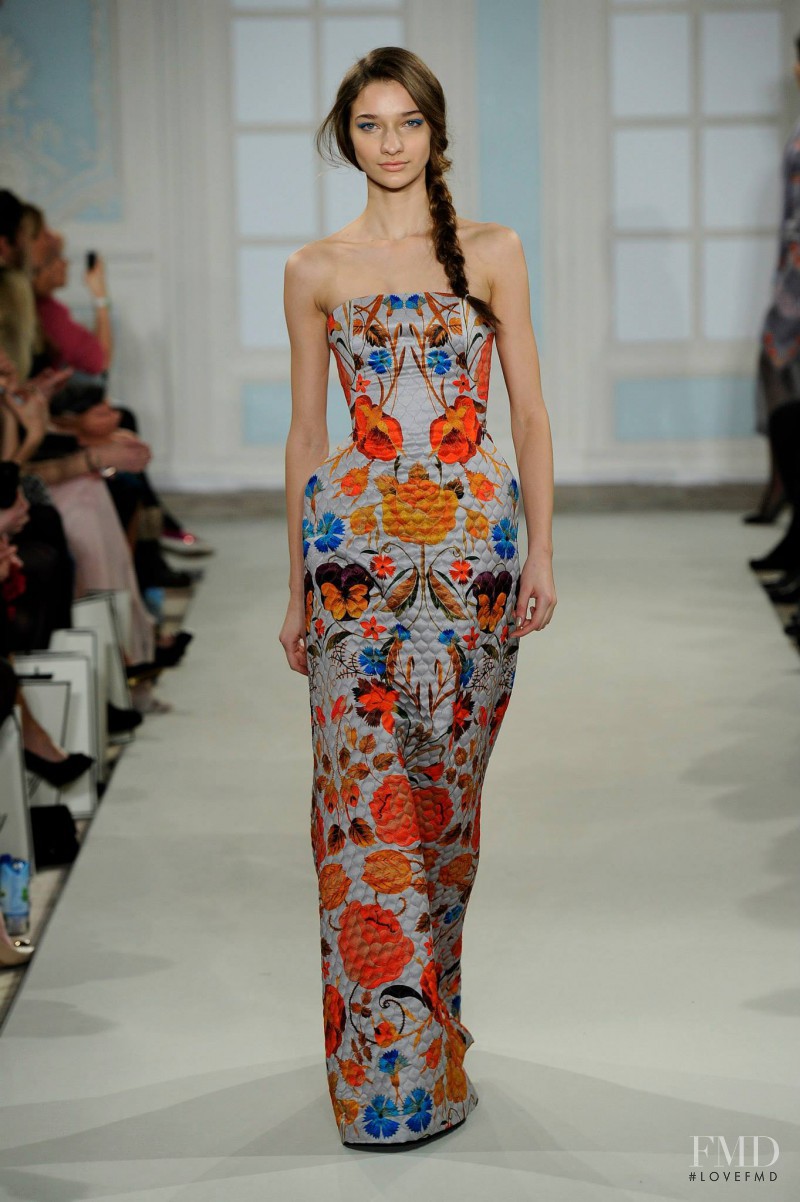 Anastasija Titko featured in  the Temperley London fashion show for Autumn/Winter 2014