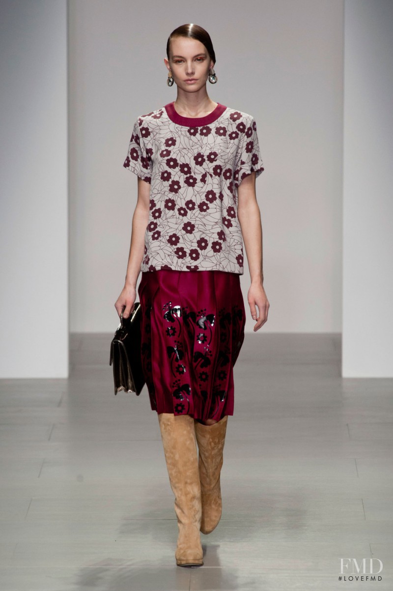 Sophie Pumfrett featured in  the Holly Fulton fashion show for Autumn/Winter 2014