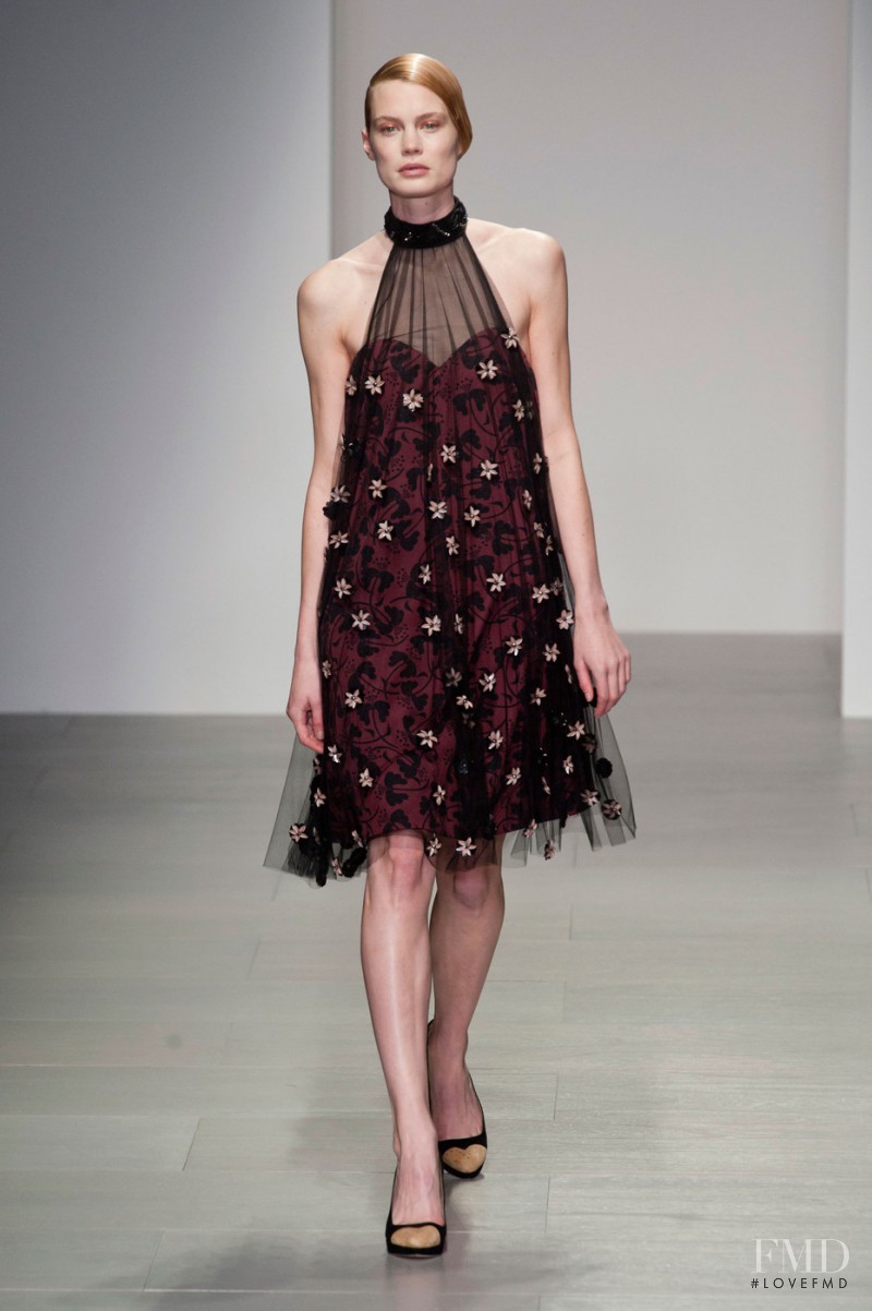 Felicity Peel featured in  the Holly Fulton fashion show for Autumn/Winter 2014