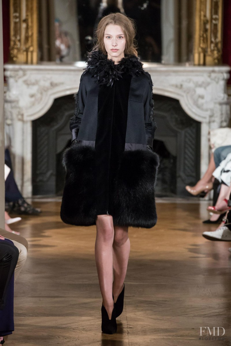 Sarah Harper featured in  the Yanina fashion show for Autumn/Winter 2014