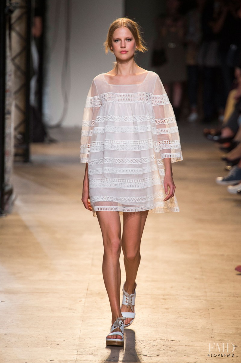 Elisabeth Erm featured in  the Paul et Joe fashion show for Spring/Summer 2015