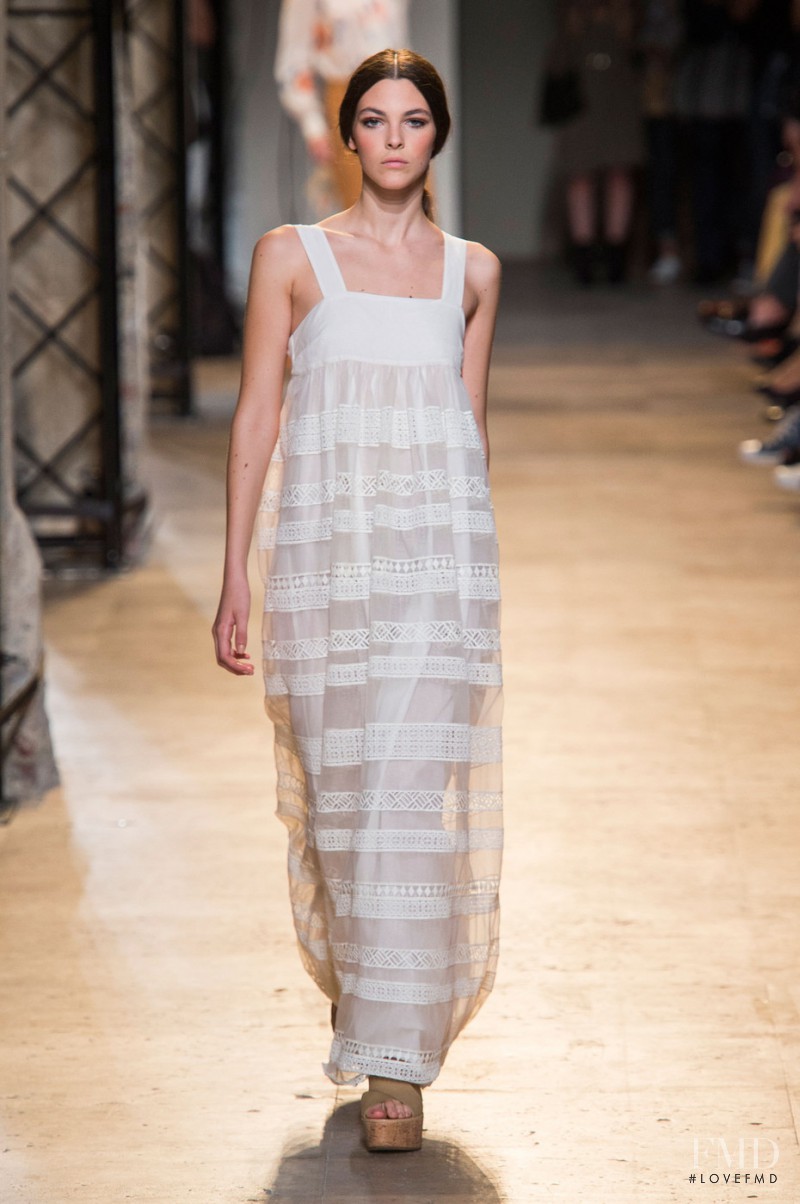 Vittoria Ceretti featured in  the Paul et Joe fashion show for Spring/Summer 2015