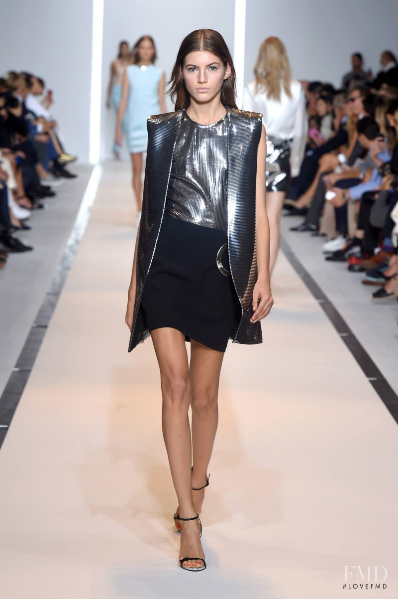 Valery Kaufman featured in  the Mugler fashion show for Spring/Summer 2015